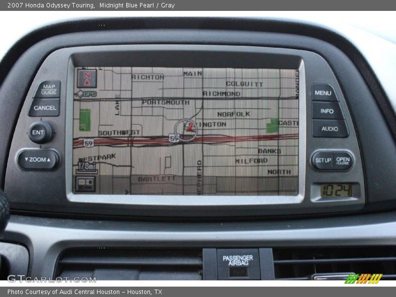 Midnight Blue Pearl / Gray 2007 Honda Odyssey Touring