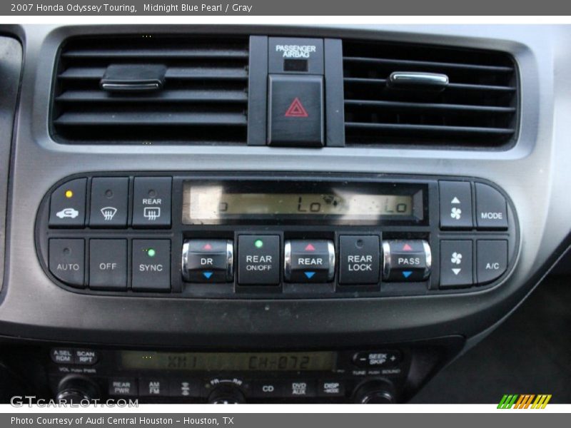 Midnight Blue Pearl / Gray 2007 Honda Odyssey Touring