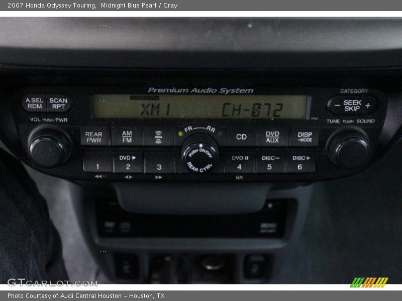 Midnight Blue Pearl / Gray 2007 Honda Odyssey Touring