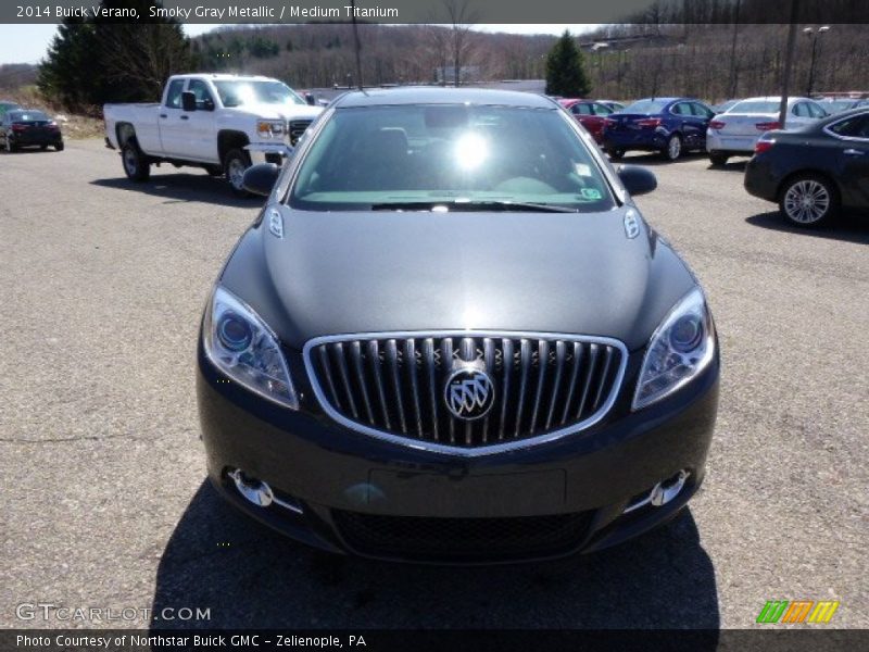 Smoky Gray Metallic / Medium Titanium 2014 Buick Verano