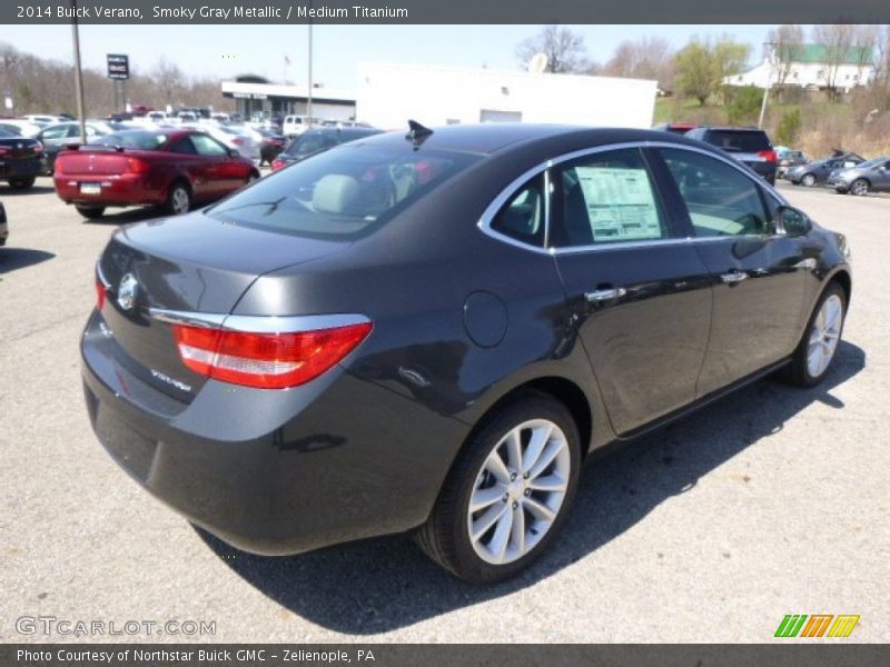 Smoky Gray Metallic / Medium Titanium 2014 Buick Verano