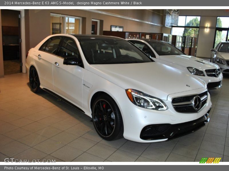 designo Magno Cashmere White / Black 2014 Mercedes-Benz E 63 AMG S-Model