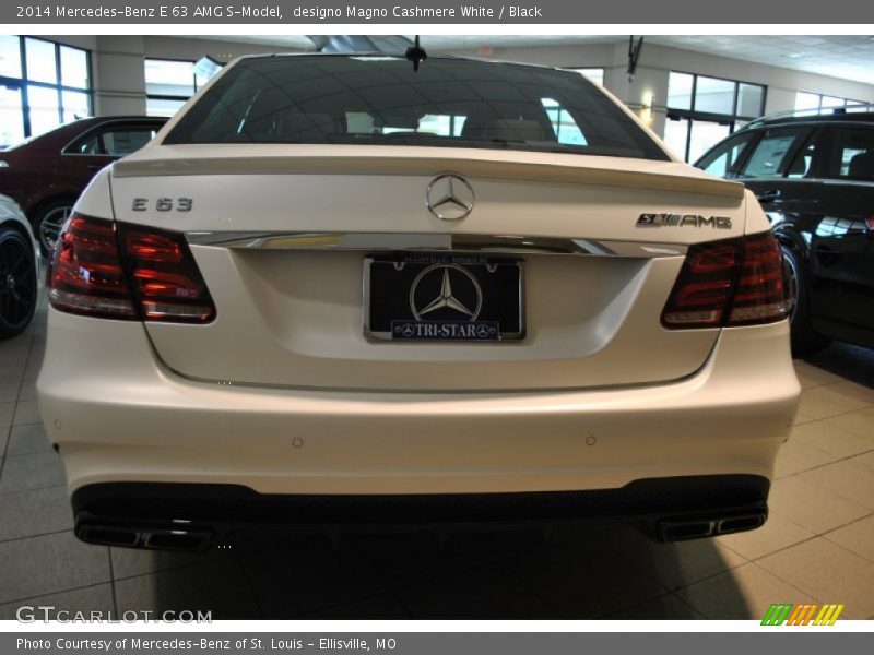 designo Magno Cashmere White / Black 2014 Mercedes-Benz E 63 AMG S-Model