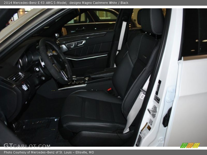 designo Magno Cashmere White / Black 2014 Mercedes-Benz E 63 AMG S-Model