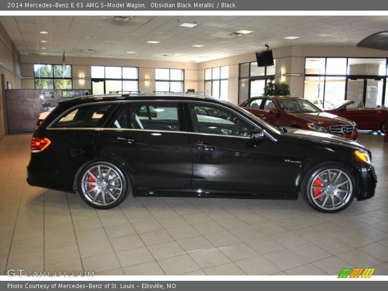 Obsidian Black Metallic / Black 2014 Mercedes-Benz E 63 AMG S-Model Wagon