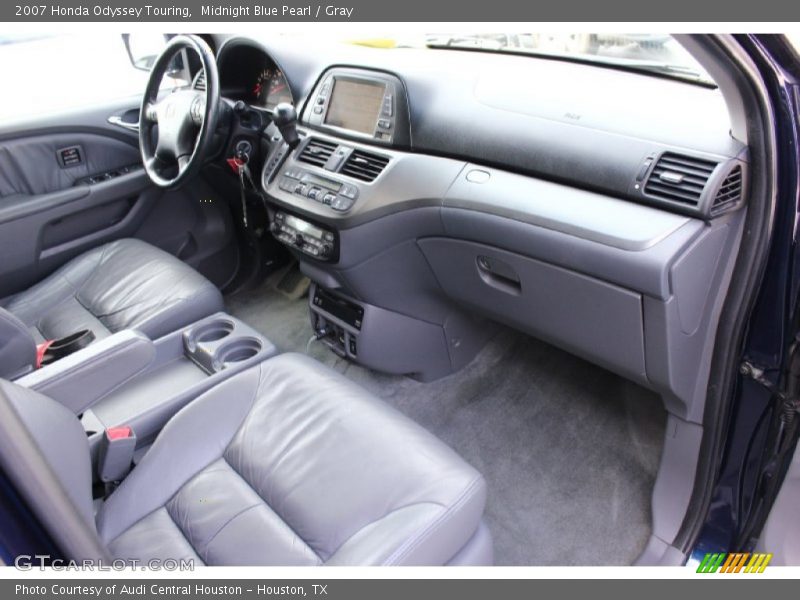 Midnight Blue Pearl / Gray 2007 Honda Odyssey Touring