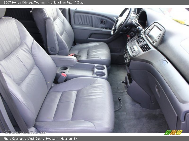 Midnight Blue Pearl / Gray 2007 Honda Odyssey Touring