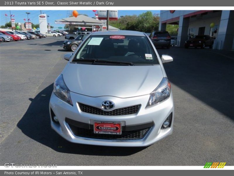 Classic Silver Metallic / Dark Gray 2013 Toyota Yaris SE 5 Door