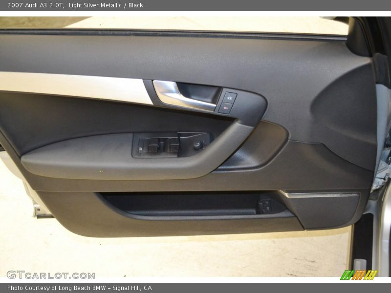 Light Silver Metallic / Black 2007 Audi A3 2.0T