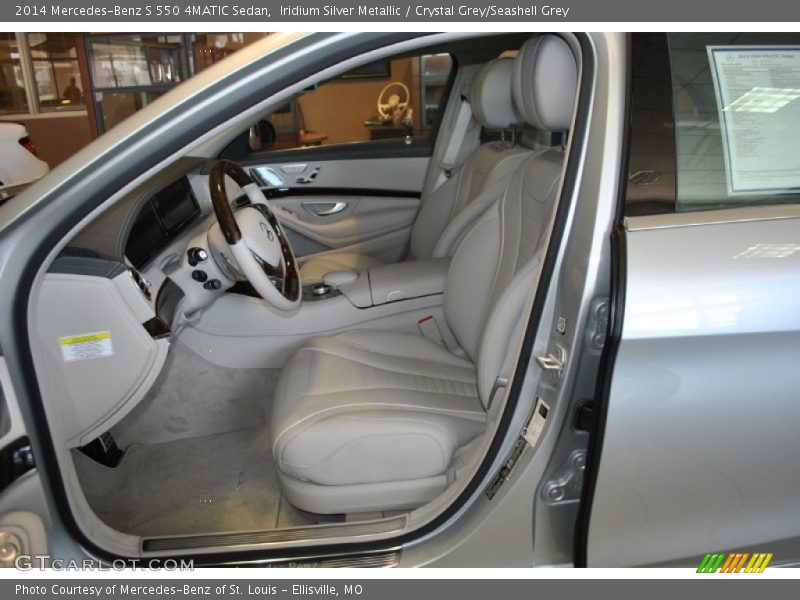 Front Seat of 2014 S 550 4MATIC Sedan