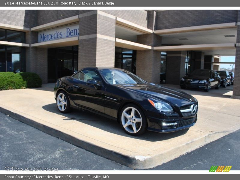 Black / Sahara Beige 2014 Mercedes-Benz SLK 250 Roadster