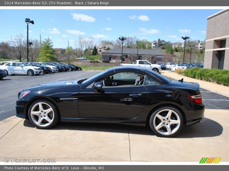Black / Sahara Beige 2014 Mercedes-Benz SLK 250 Roadster