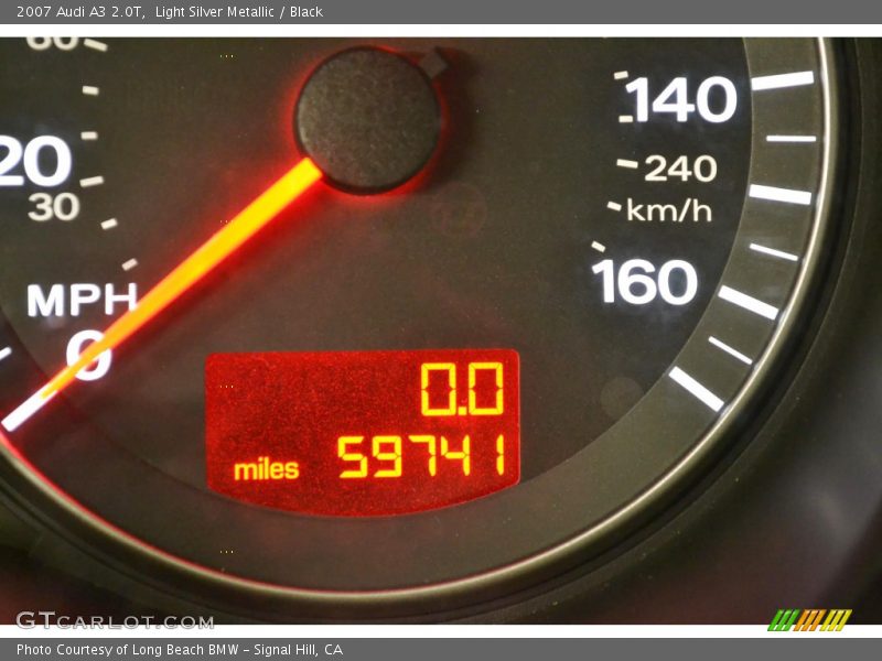 Light Silver Metallic / Black 2007 Audi A3 2.0T