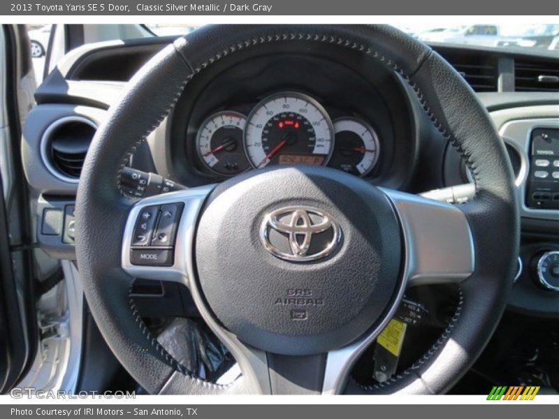 Classic Silver Metallic / Dark Gray 2013 Toyota Yaris SE 5 Door