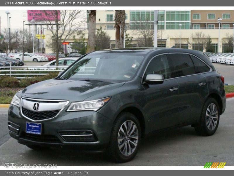 Forest Mist Metallic / Eucalyptus 2014 Acura MDX Technology