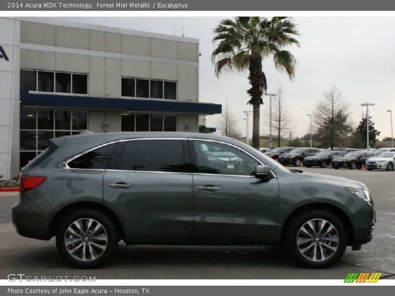 Forest Mist Metallic / Eucalyptus 2014 Acura MDX Technology
