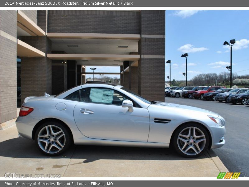 Iridium Silver Metallic / Black 2014 Mercedes-Benz SLK 350 Roadster