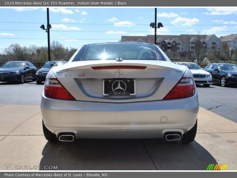 Iridium Silver Metallic / Black 2014 Mercedes-Benz SLK 350 Roadster