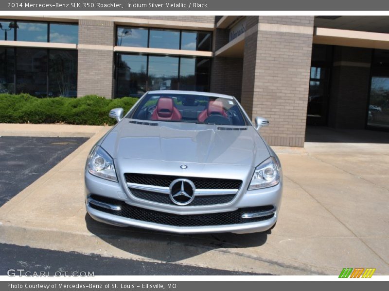 Iridium Silver Metallic / Black 2014 Mercedes-Benz SLK 350 Roadster