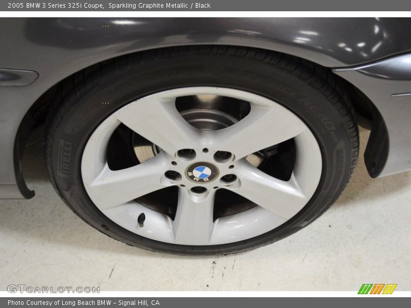 Sparkling Graphite Metallic / Black 2005 BMW 3 Series 325i Coupe