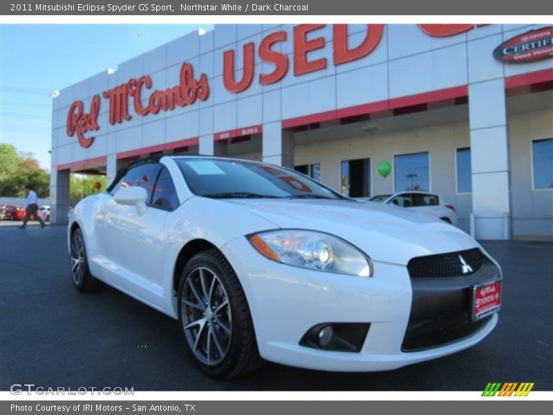 Northstar White / Dark Charcoal 2011 Mitsubishi Eclipse Spyder GS Sport