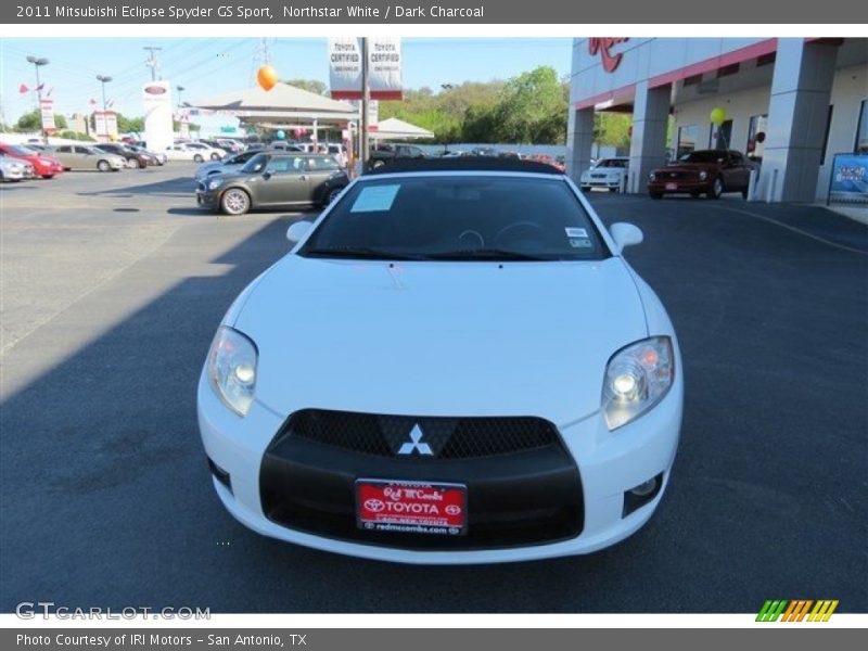 Northstar White / Dark Charcoal 2011 Mitsubishi Eclipse Spyder GS Sport