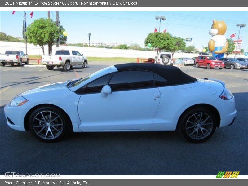 Northstar White / Dark Charcoal 2011 Mitsubishi Eclipse Spyder GS Sport