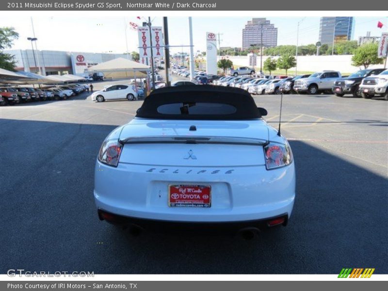 Northstar White / Dark Charcoal 2011 Mitsubishi Eclipse Spyder GS Sport