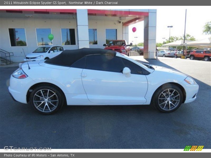 Northstar White / Dark Charcoal 2011 Mitsubishi Eclipse Spyder GS Sport