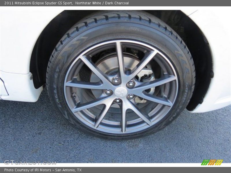 Northstar White / Dark Charcoal 2011 Mitsubishi Eclipse Spyder GS Sport