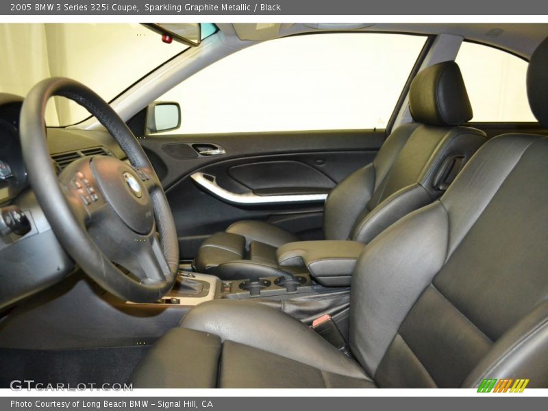 Sparkling Graphite Metallic / Black 2005 BMW 3 Series 325i Coupe