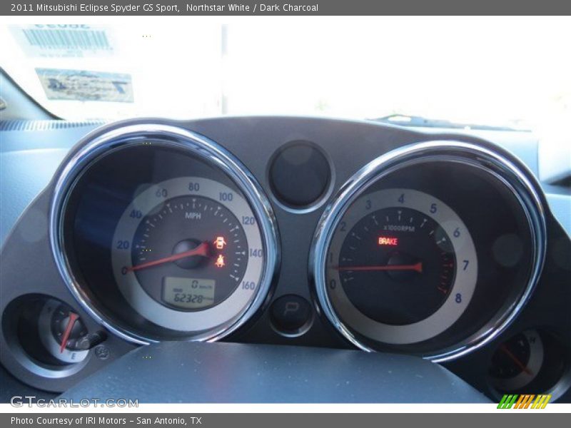 Northstar White / Dark Charcoal 2011 Mitsubishi Eclipse Spyder GS Sport