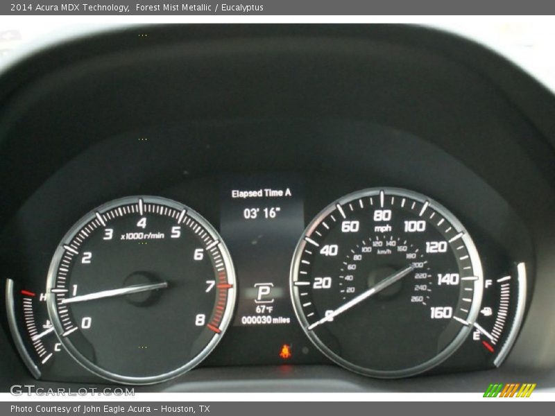 Forest Mist Metallic / Eucalyptus 2014 Acura MDX Technology