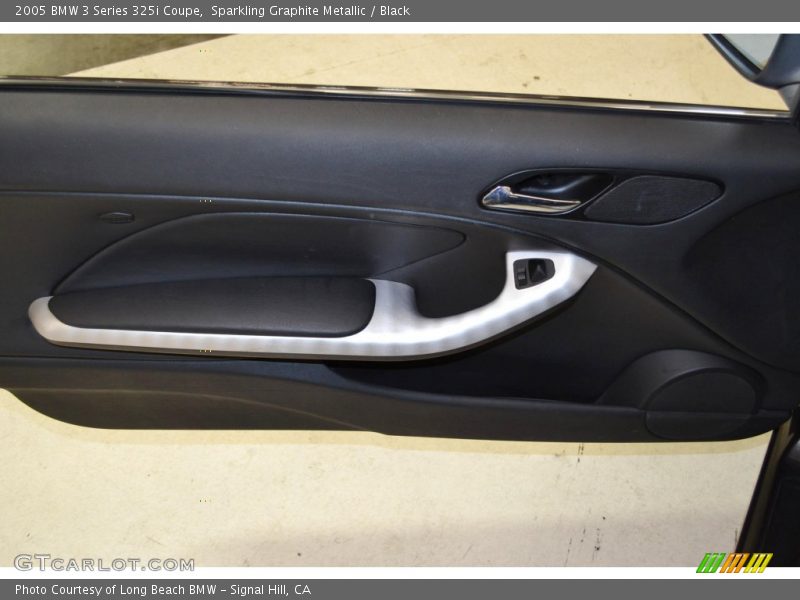 Sparkling Graphite Metallic / Black 2005 BMW 3 Series 325i Coupe