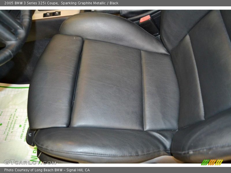 Sparkling Graphite Metallic / Black 2005 BMW 3 Series 325i Coupe