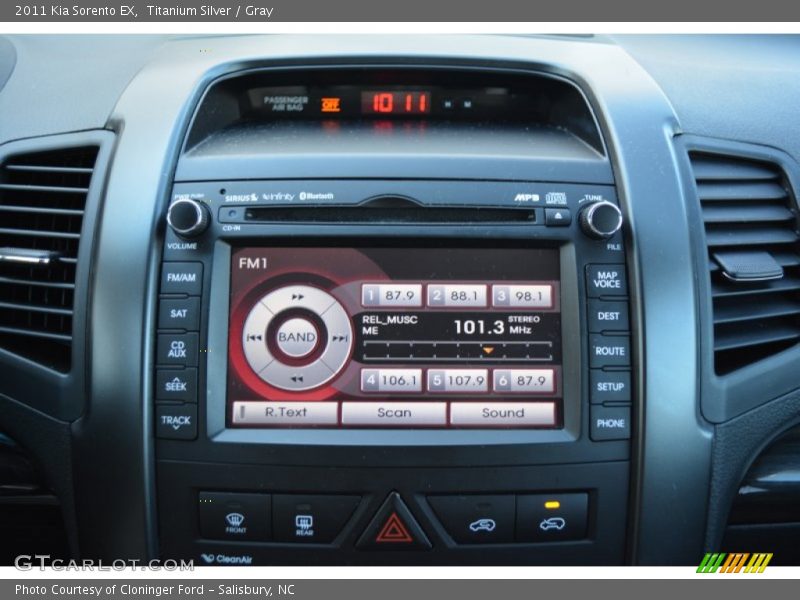 Titanium Silver / Gray 2011 Kia Sorento EX