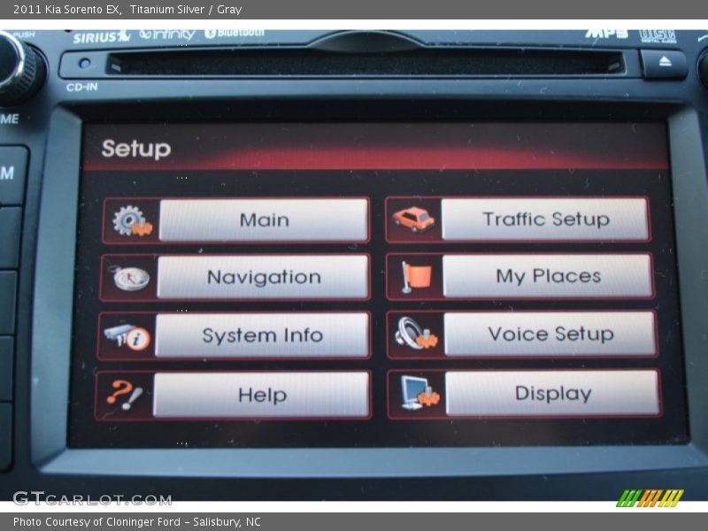 Titanium Silver / Gray 2011 Kia Sorento EX