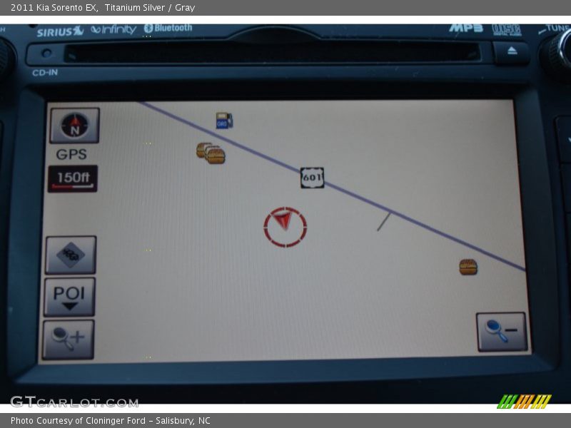 Titanium Silver / Gray 2011 Kia Sorento EX