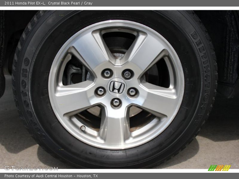 Crystal Black Pearl / Gray 2011 Honda Pilot EX-L