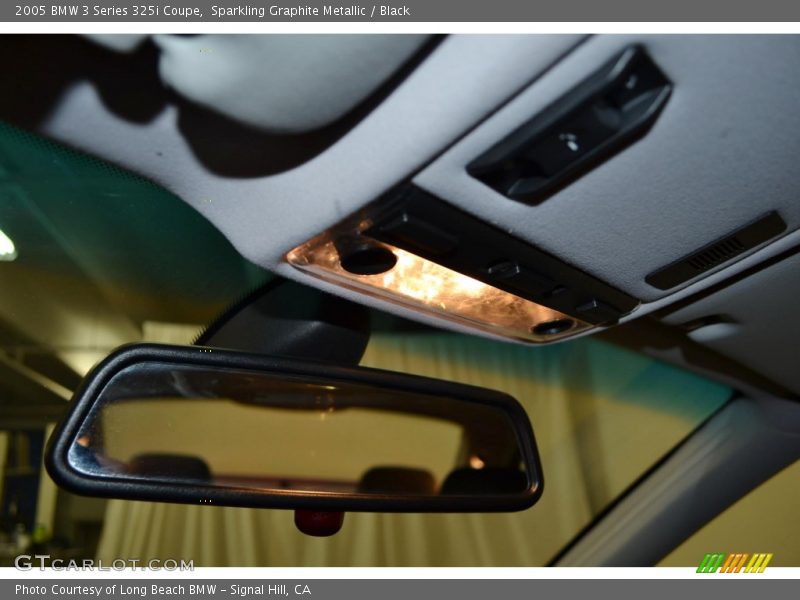 Sparkling Graphite Metallic / Black 2005 BMW 3 Series 325i Coupe