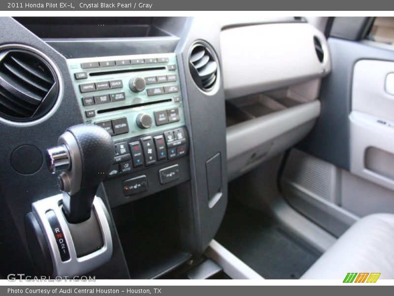 Crystal Black Pearl / Gray 2011 Honda Pilot EX-L