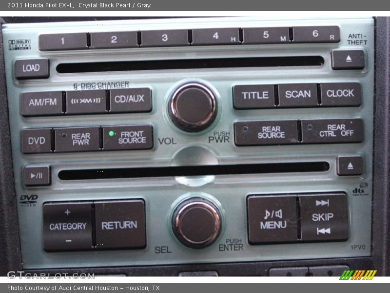 Crystal Black Pearl / Gray 2011 Honda Pilot EX-L