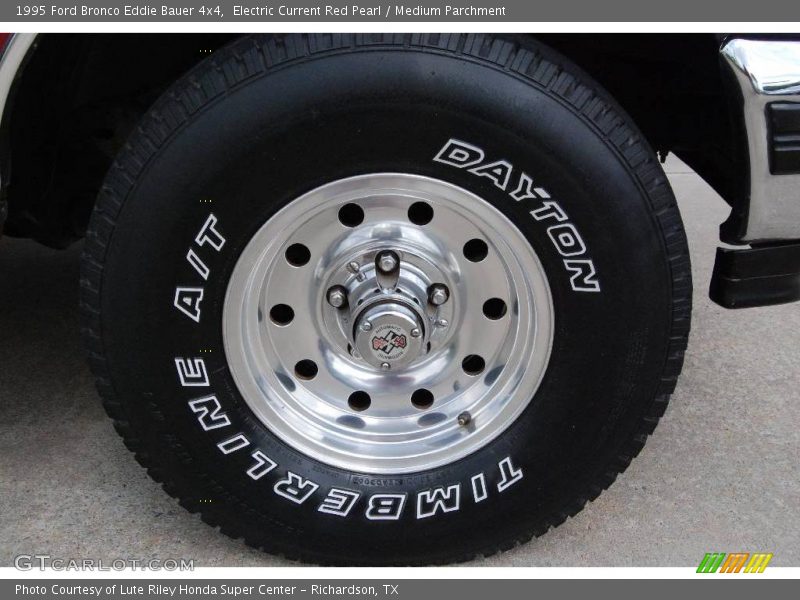 Electric Current Red Pearl / Medium Parchment 1995 Ford Bronco Eddie Bauer 4x4