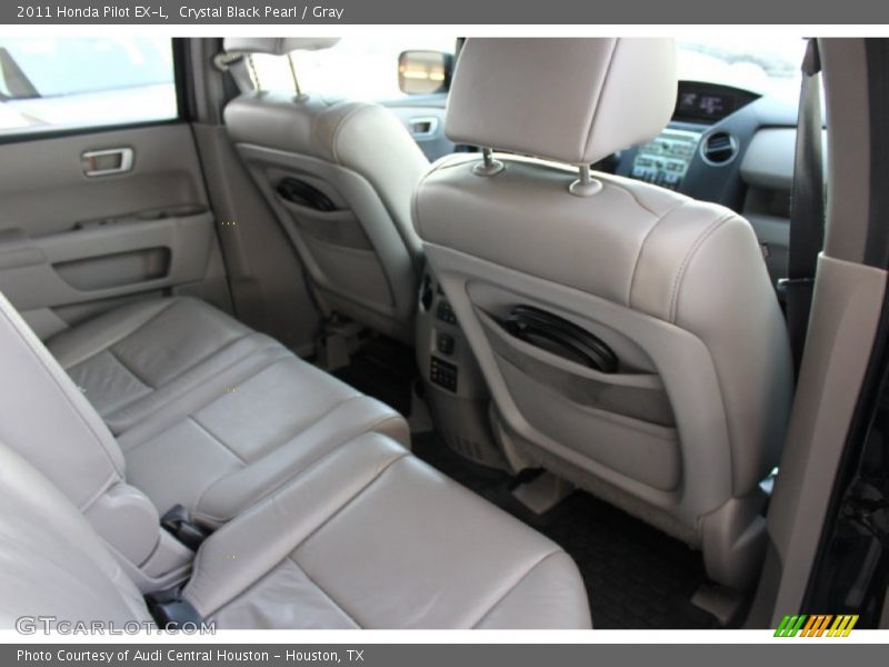 Crystal Black Pearl / Gray 2011 Honda Pilot EX-L