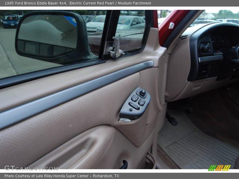 Electric Current Red Pearl / Medium Parchment 1995 Ford Bronco Eddie Bauer 4x4