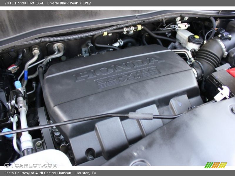 Crystal Black Pearl / Gray 2011 Honda Pilot EX-L