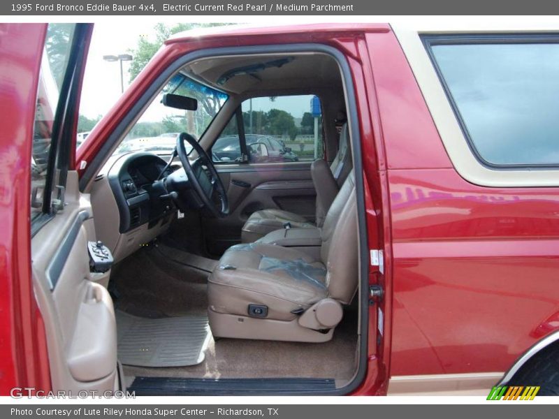 Electric Current Red Pearl / Medium Parchment 1995 Ford Bronco Eddie Bauer 4x4