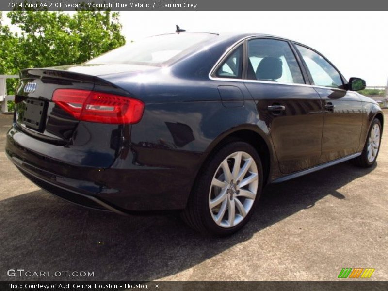 Moonlight Blue Metallic / Titanium Grey 2014 Audi A4 2.0T Sedan
