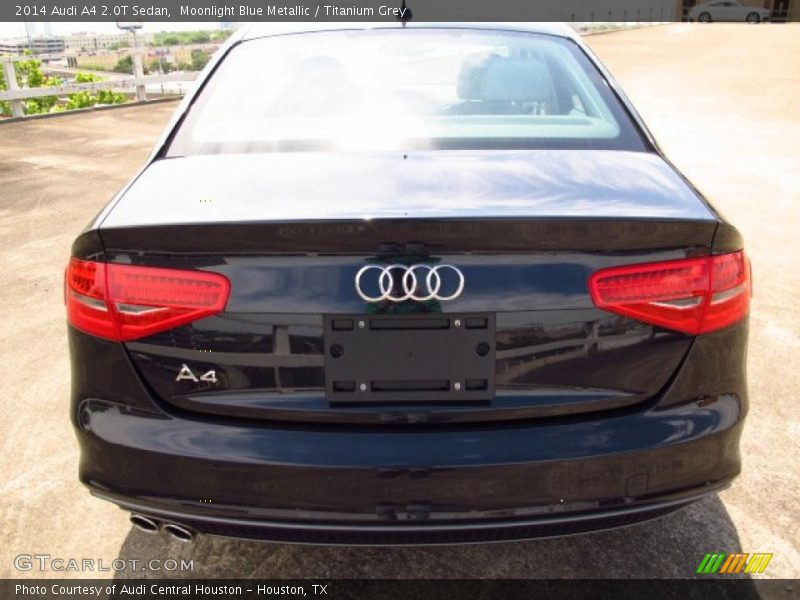 Moonlight Blue Metallic / Titanium Grey 2014 Audi A4 2.0T Sedan