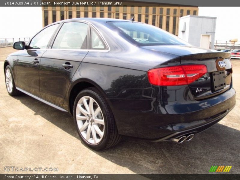 Moonlight Blue Metallic / Titanium Grey 2014 Audi A4 2.0T Sedan